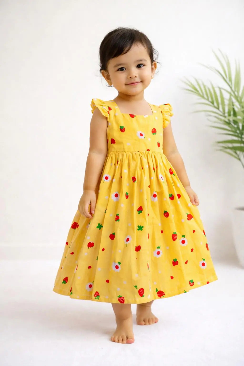 ๐ Sunny Berry Cotton Frock ๐โ๏ธ image 0