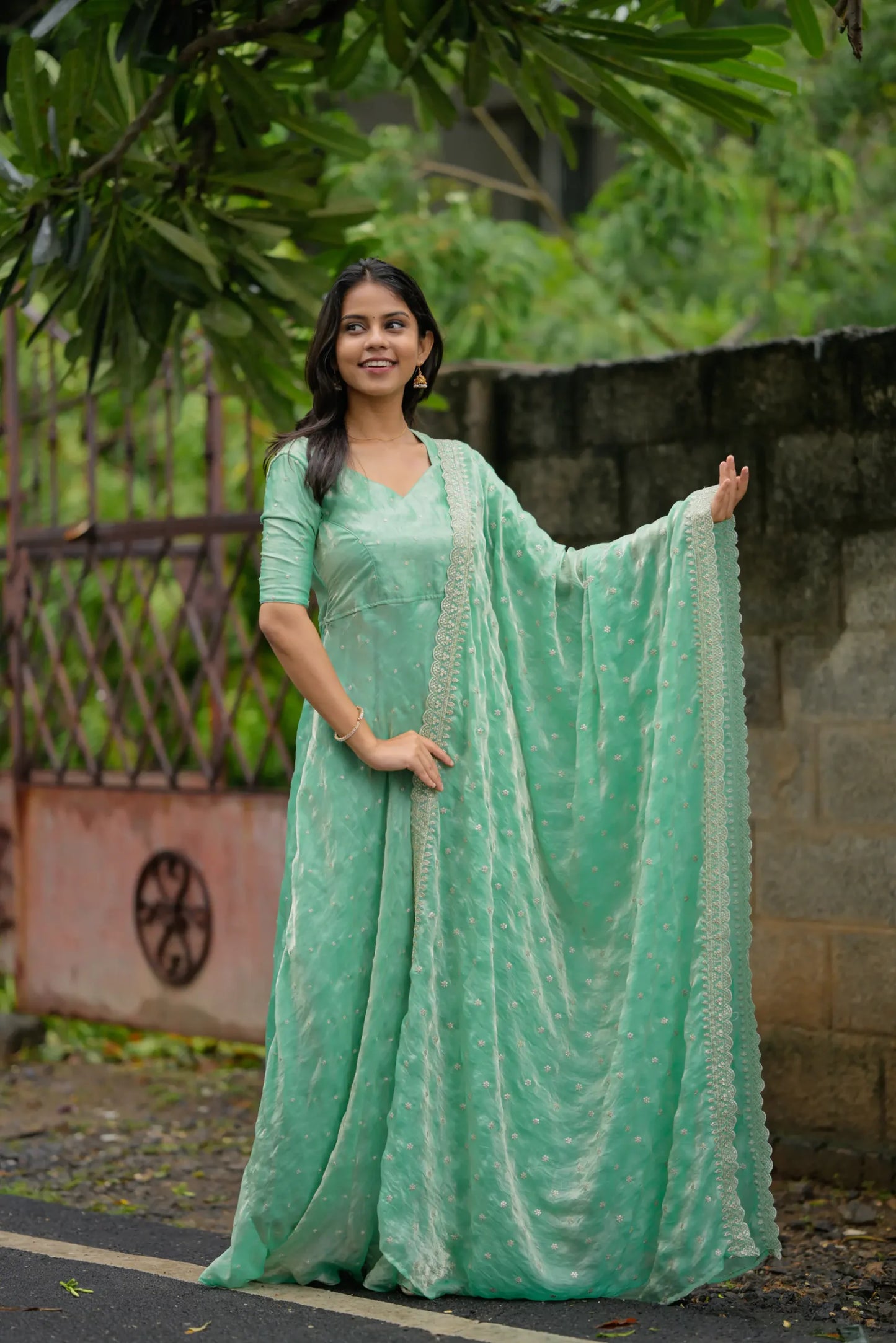SpaceSilk Long Gown image 6