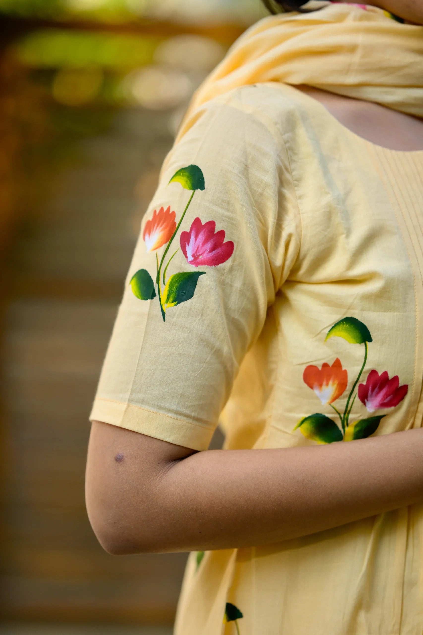 Yellow petal Salwar Suit image 4