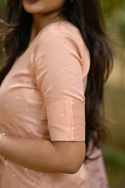 Peach Aura Salwar Suit image 2