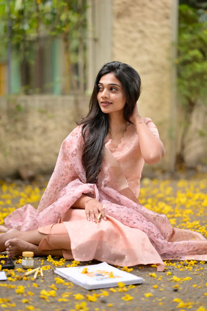 Peach Aura Salwar Suit image 6