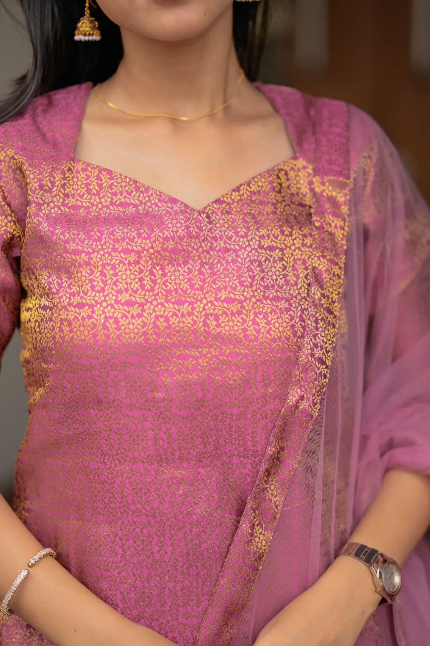 Banarasi Suit Set image 4