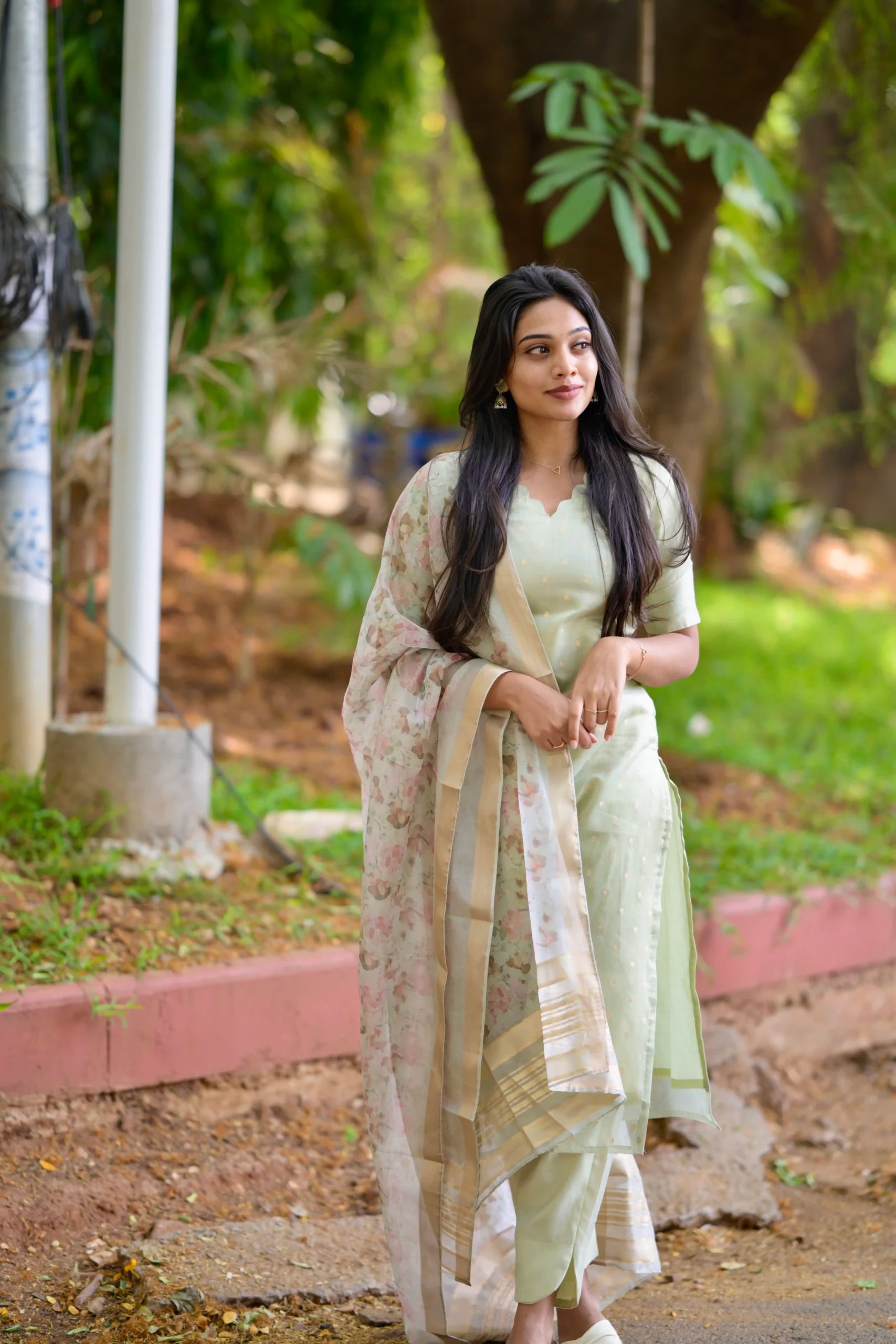 Mint Aura Salwar Suit image 1