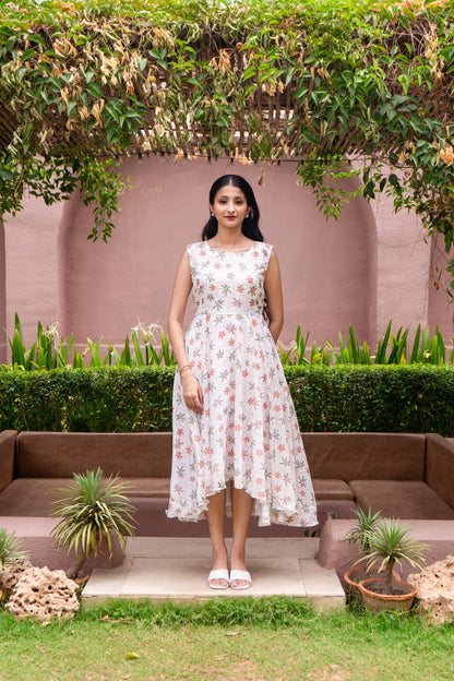 Palm Whisper High-Low Outfit