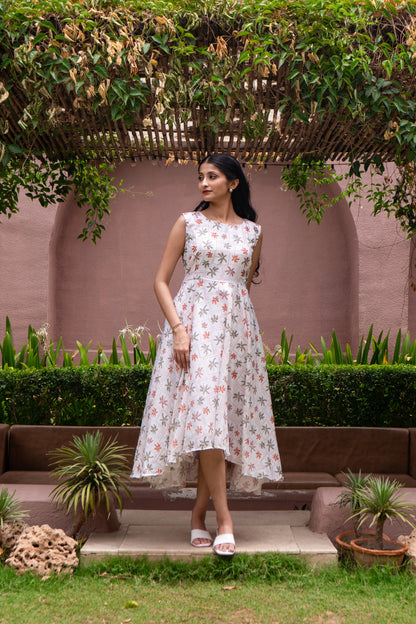 Palm Whisper High-Low Outfit