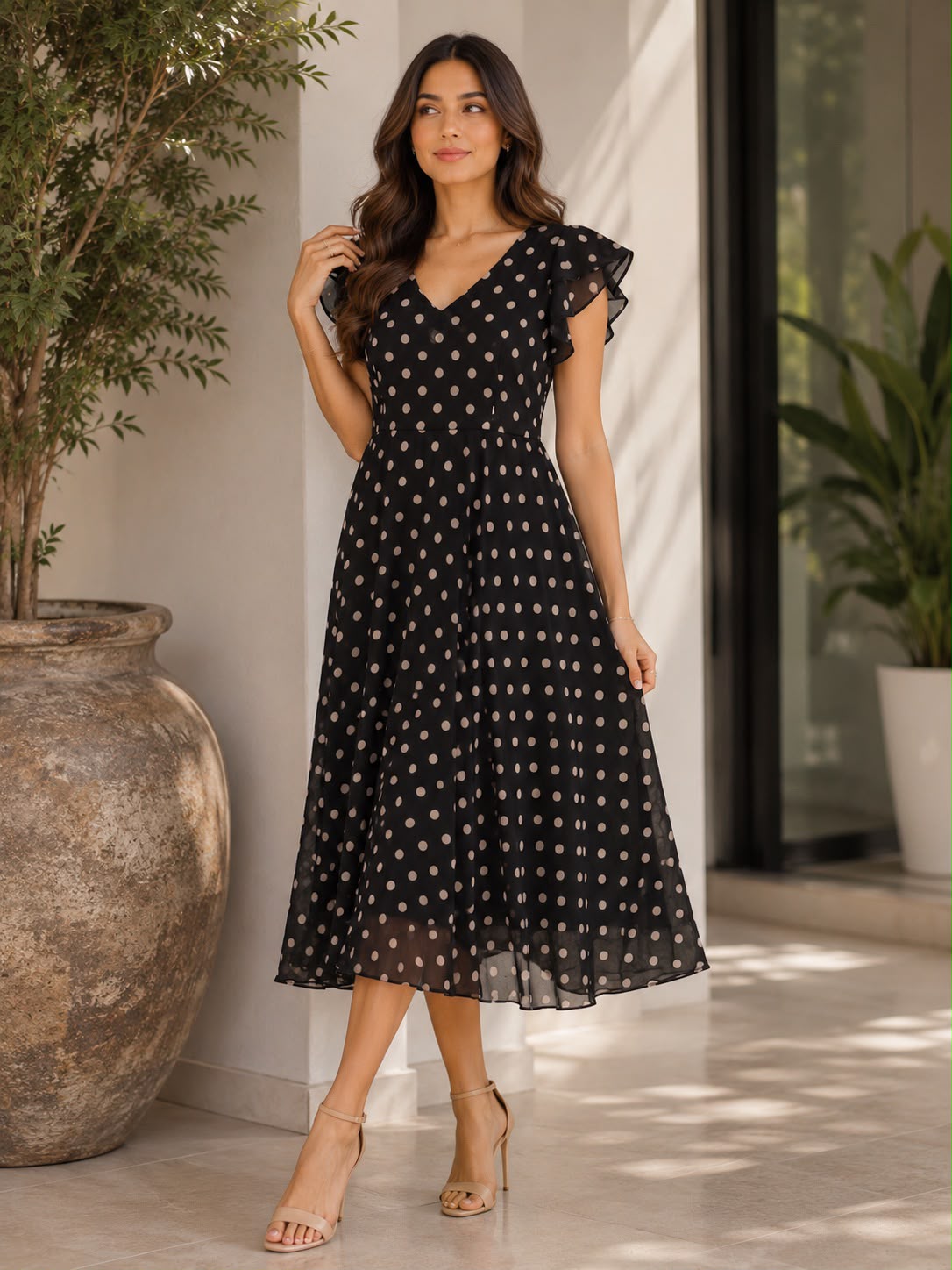 Polka Dots Midi