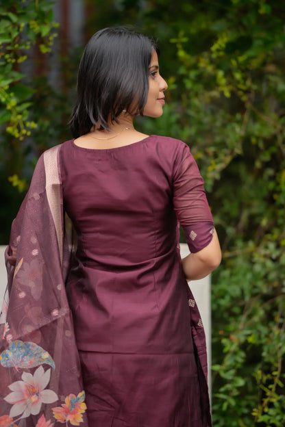 Chanderi Suit Set image 1