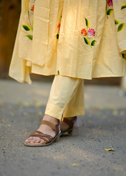 Yellow petal Salwar Suit image 2