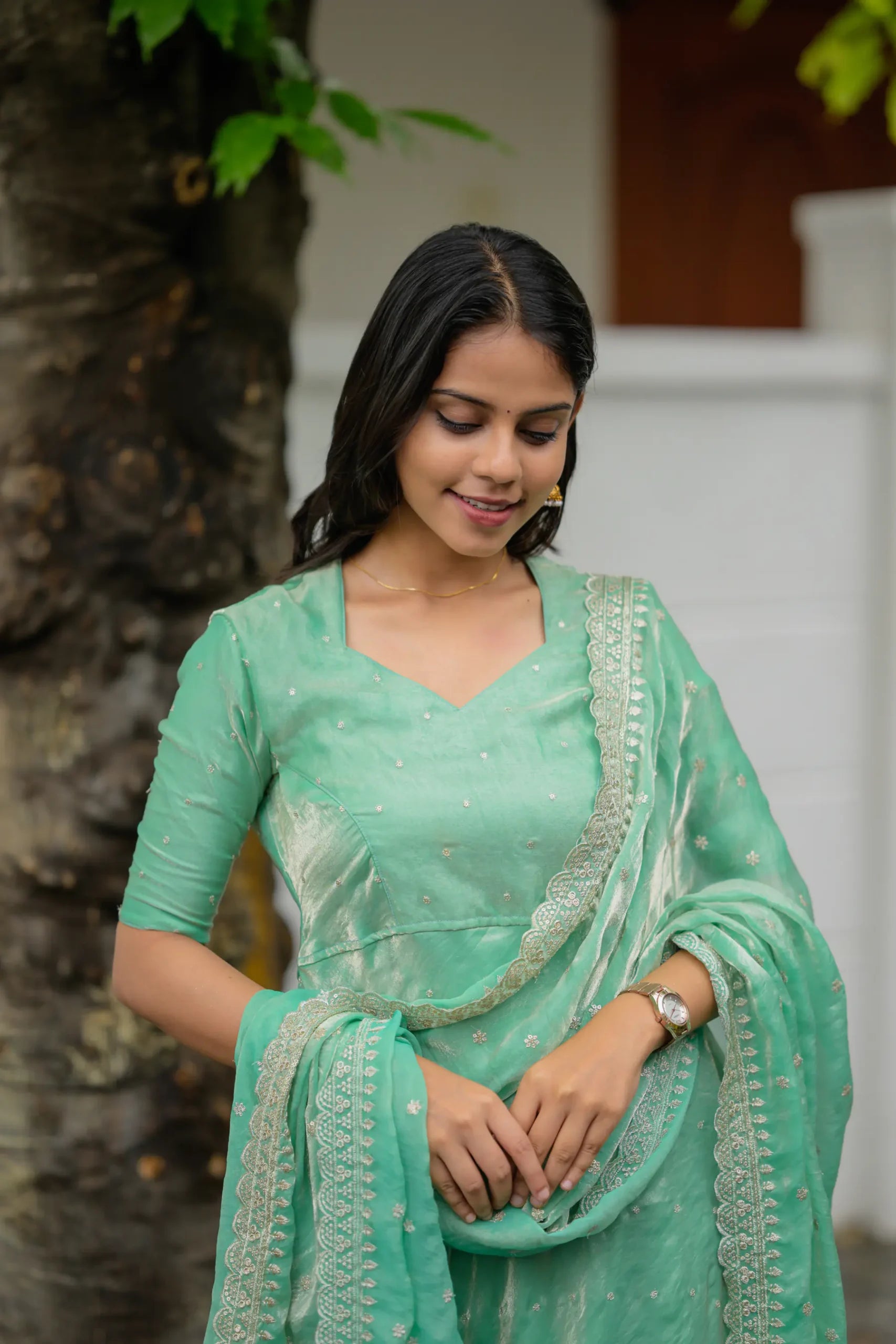 SpaceSilk Long Gown image 1