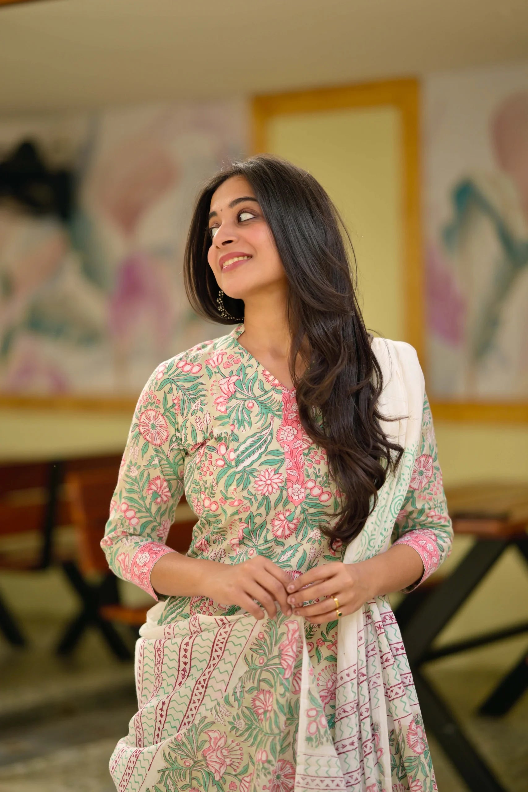 Blush Garden Salwar Set image 4